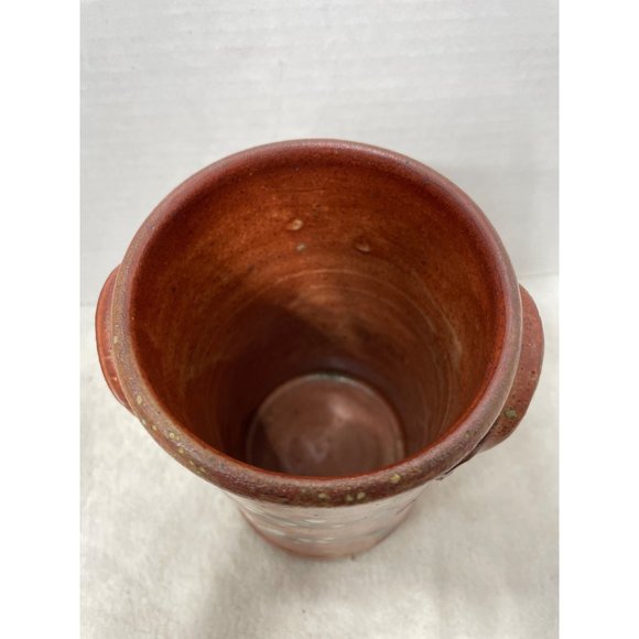 Studio Pottery Utensil Holder Kitchen Container Farm House Rustic - Picture 5 of 6